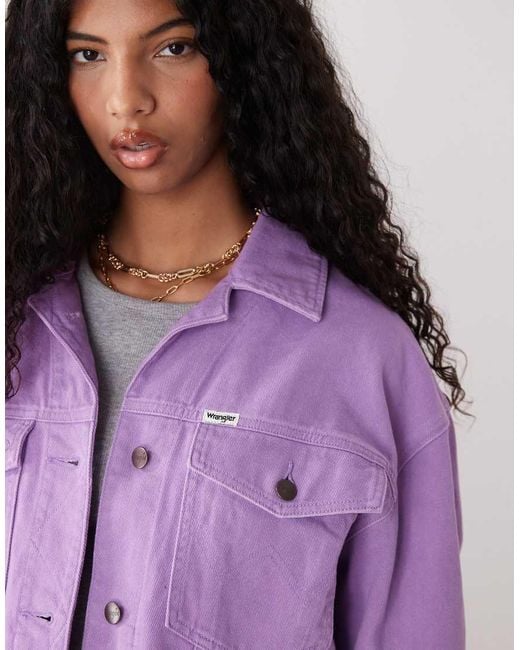 Wrangler Purple Cowgirl Denim Jacket