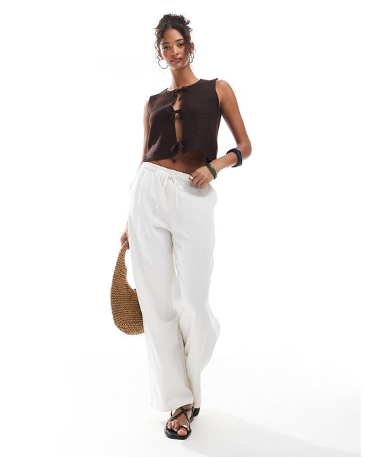 Threadbare White – strickweste