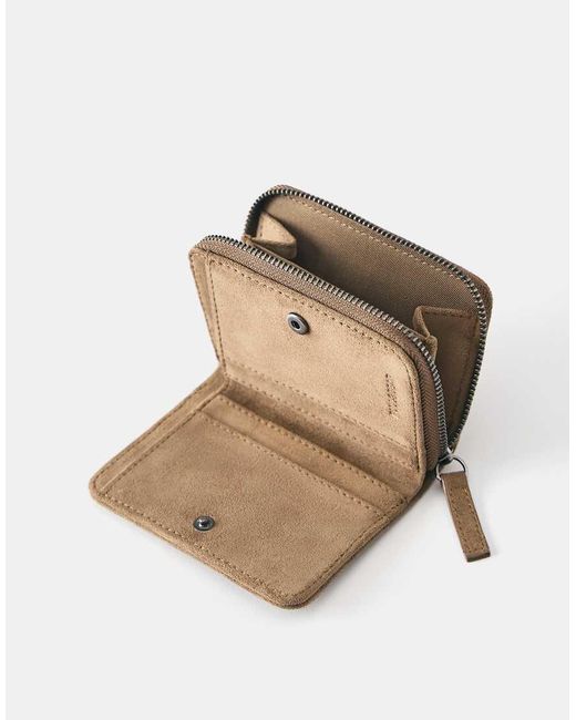 Pull&Bear Natural Studded Wallet