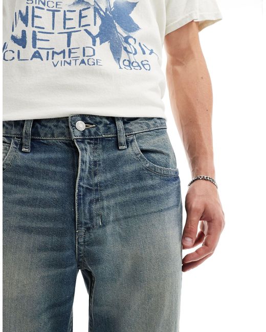 ASOS – klassische, nicht dehnbare jeans in Blue für Herren