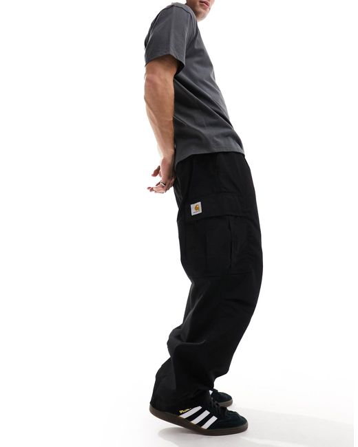 Cole - pantaloni cargo neri di Carhartt in Black da Uomo