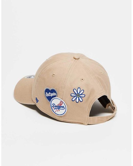 '47 Blue La Dodgers Clean Up Baseball Cap