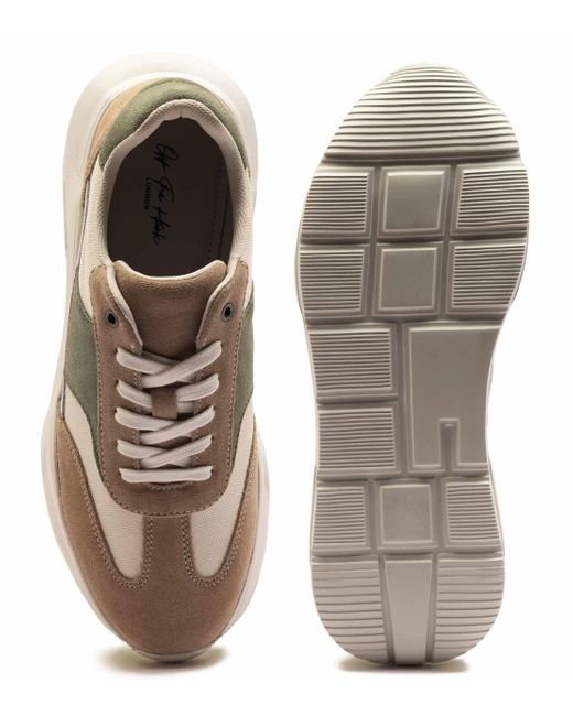 OFF THE HOOK – collins – legere leder-sneaker für herren in Natural für Herren