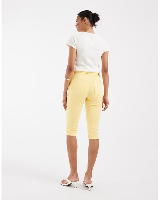 ASOS Yellow Capri Jean