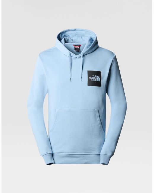 The North Face Blue Box Logo Hoodie for men