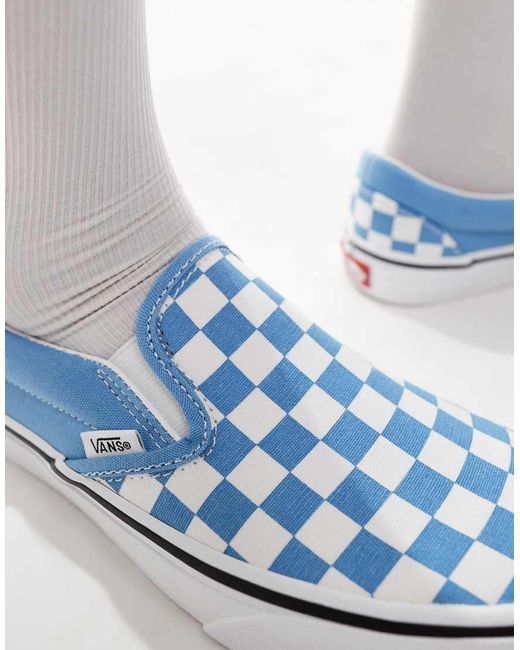 Vans White Classic Slip-On Shoes