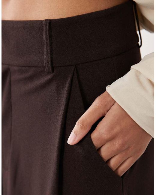 JDY Tall Blue Wide Leg Tailored Trousers
