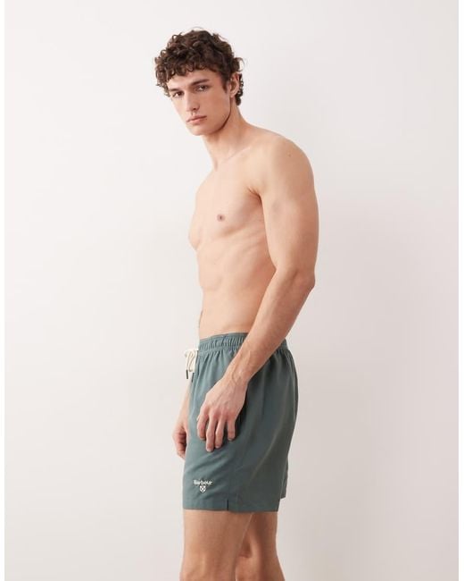 Barbour Multicolor Staple 5 Inch Logo Swim Shorts for men