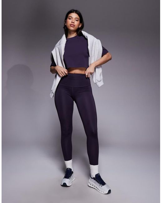 4505 Purple Icon Heavyweight Cotton Cropped T-shirt With Quick Dry Finish