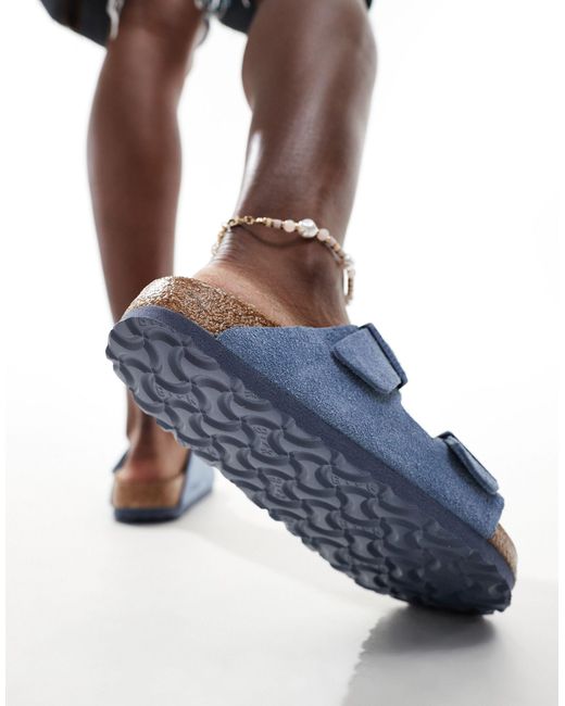 Birkenstock Blue – arizona – sandalen aus wildleder
