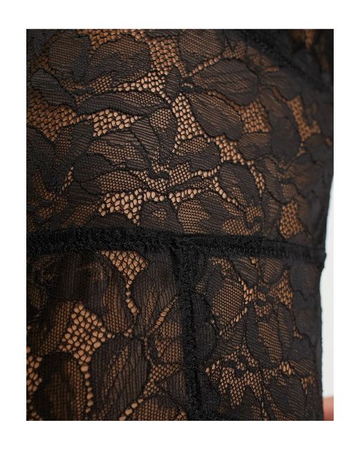 & Other Stories Black All Over Lace Bodysuit