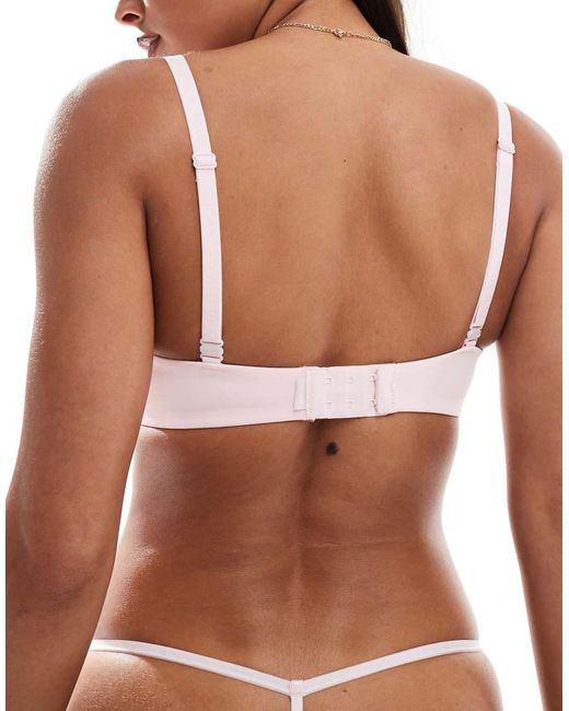 Boux Avenue White Non-Wired Plunge Bra