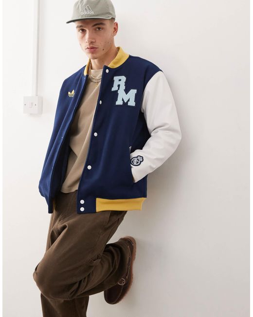 Adidas Originals Blue – real madrid vrct – jacke
