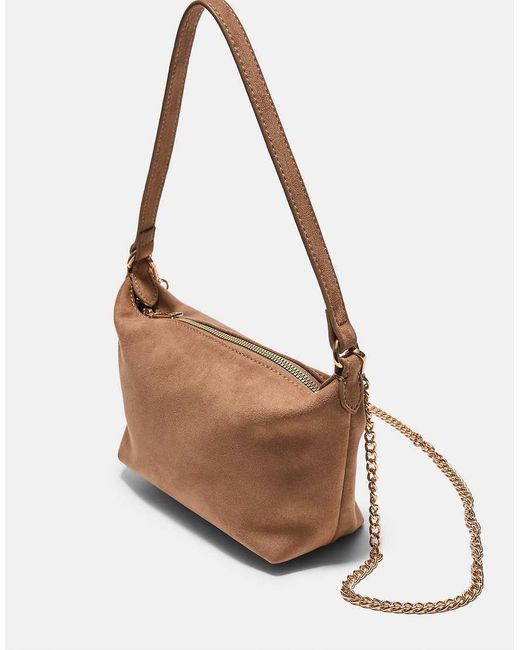 Stradivarius Brown Soft-touch Crossbody Bag