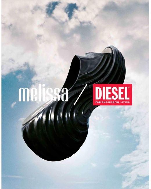 Melissa Black Platform + Diesel Sandals