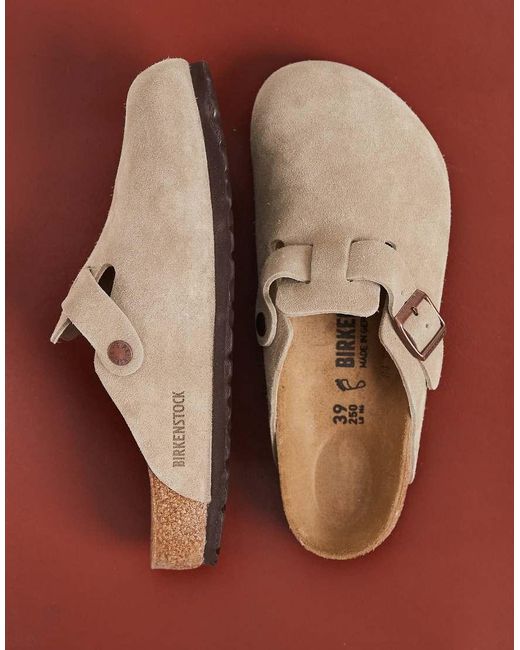 Birkenstock Brown Boston Clogs