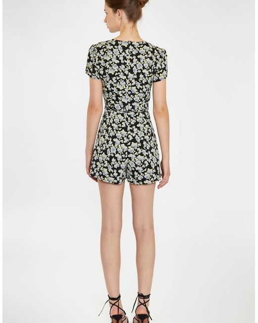 Glamorous Black V-Neck -Playsuit