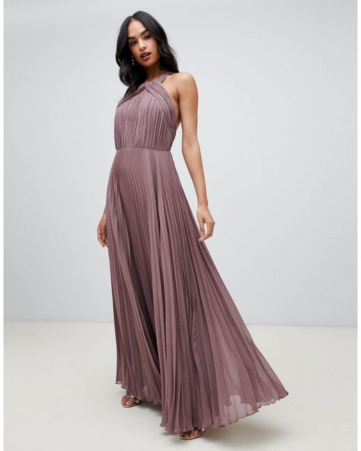 asos dress purple