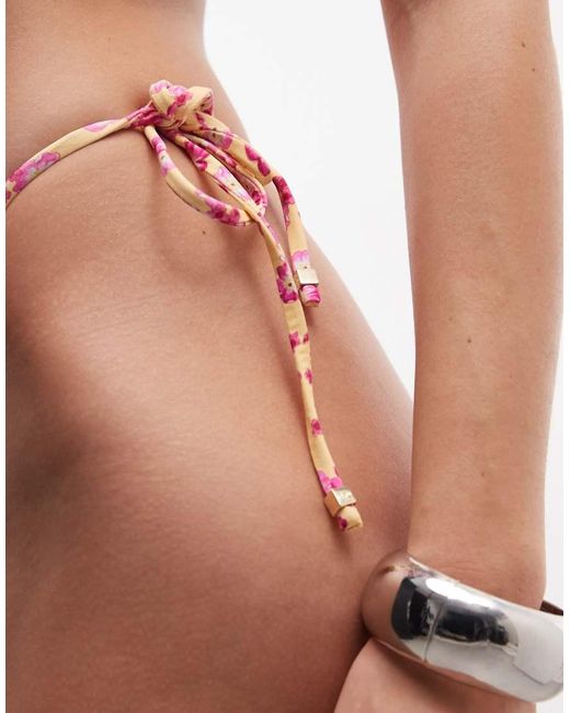 VDM The Label Brown Reversible Tieside Bikini Bottom
