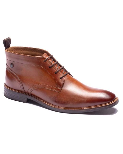 Base London Brown Belgrave Chukka Boot for men