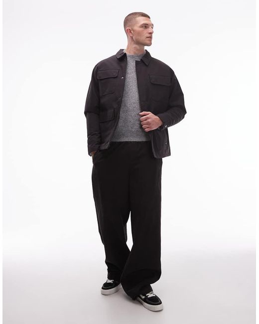 Vans Blue Drill Chore Nylon Jacket for men