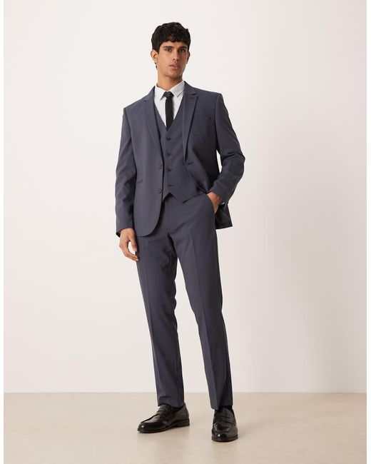 ASOS Blue Slim Suit Pant for men