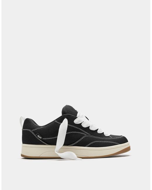 Pull&Bear – stwd – skater-sneaker in Black für Herren