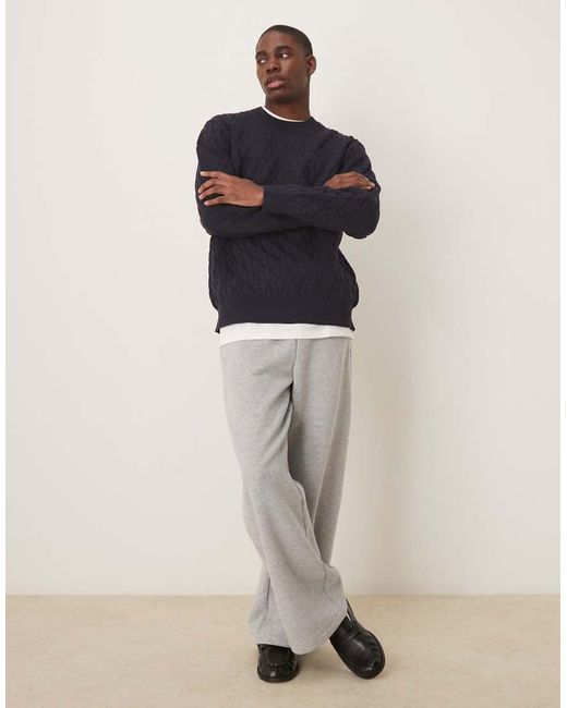 Calvin Klein Blue All Over Print Sweatshirt for men