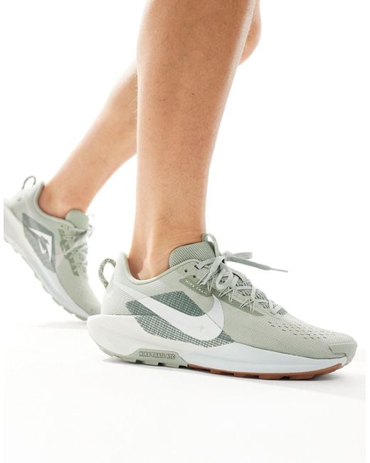 Nike White Reactx Pegasus Trail 5 Sneakers for men