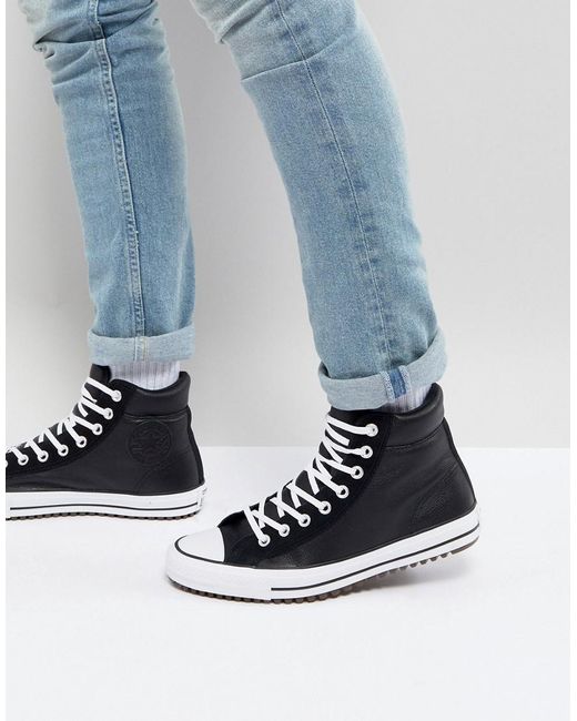 Converse Chuck Taylor All Star Street Sneaker Boots In Black 157496c001 for men
