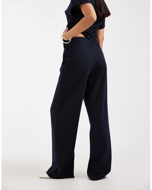 ONLY Blue Wide Leg Trouser Co-ord