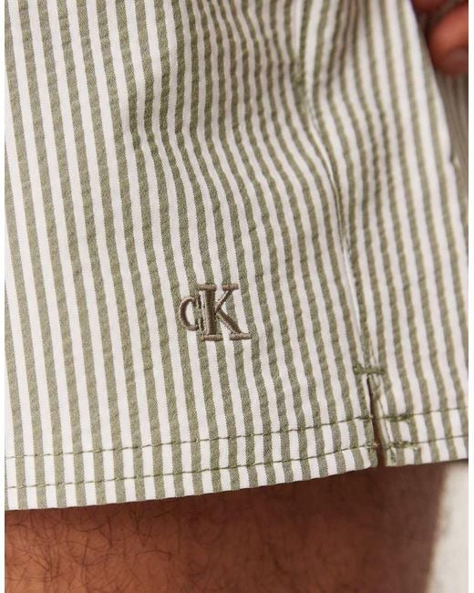 Calvin Klein Natural Drawstring Swim Shorts for men