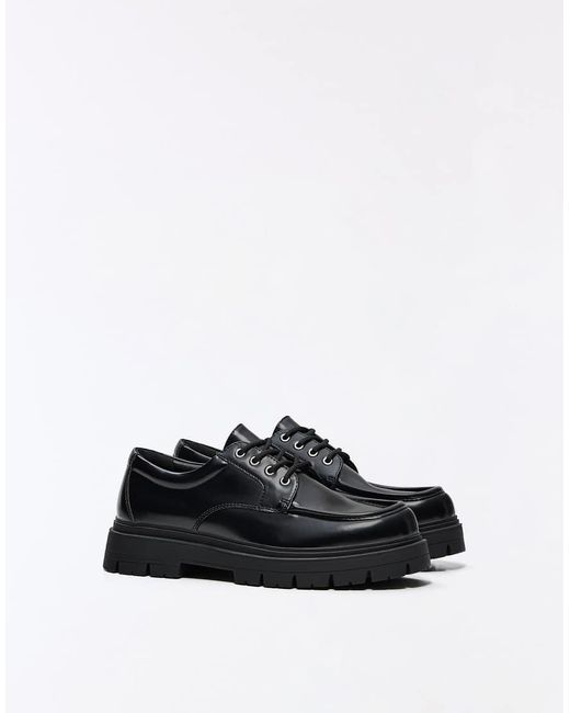 Bershka White Derby Shoes for men