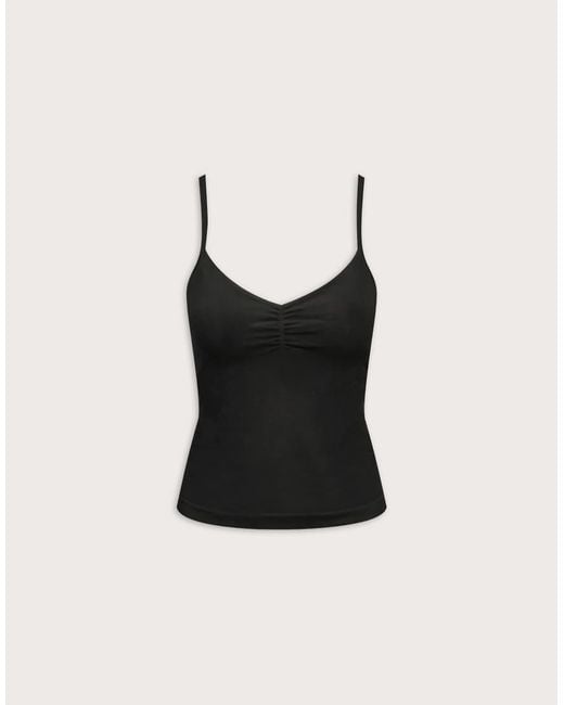 Tala Black Sculpt Seamless Ruched Vest
