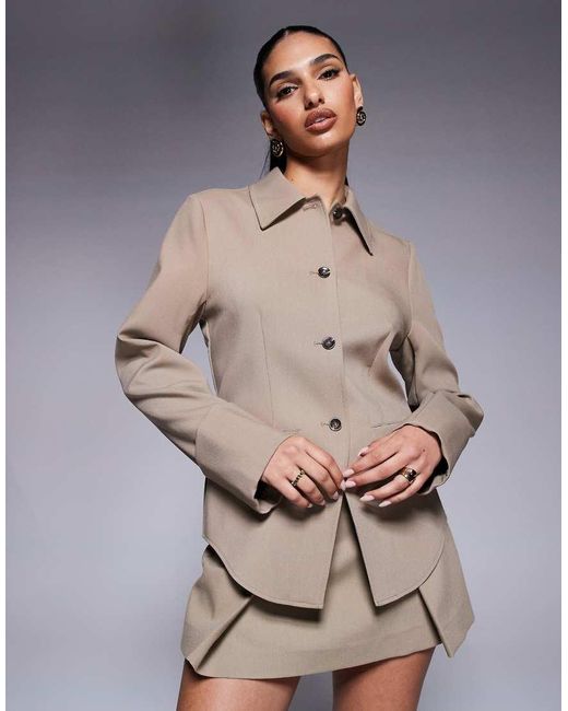 River Island Natural Tailored Shirt