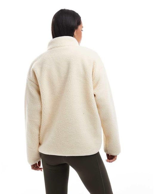 South Beach Natural Borg Quarter Zip