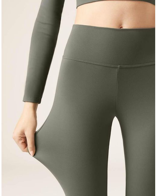 Calzedonia Green First Class Soft Touch Flared Trousers