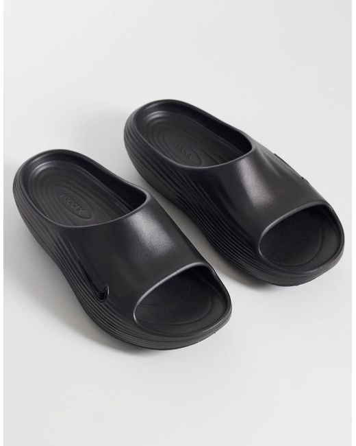 Reactx - claquettes Nike pour homme en coloris Black