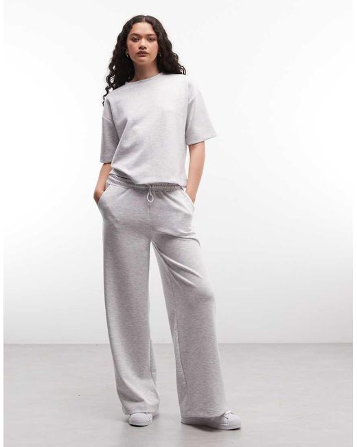River Island Gray Clean Oversized T-shirt