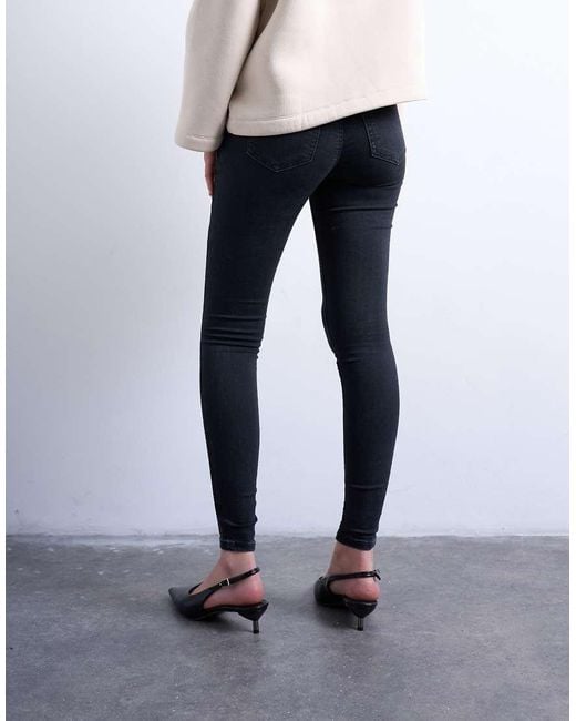 TOPSHOP White Joni Skinny High Rise Jean