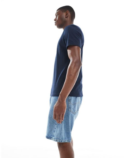 Jack & Jones Blue Tony Loose Fit Denim Shorts for men