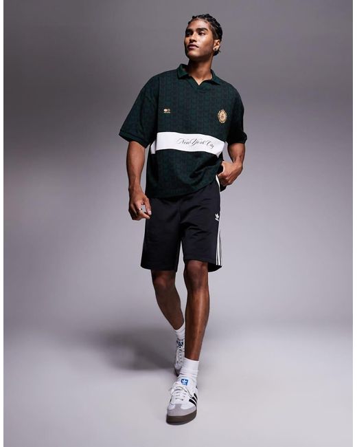 Adidas Originals Blue Firebird Shorts for men