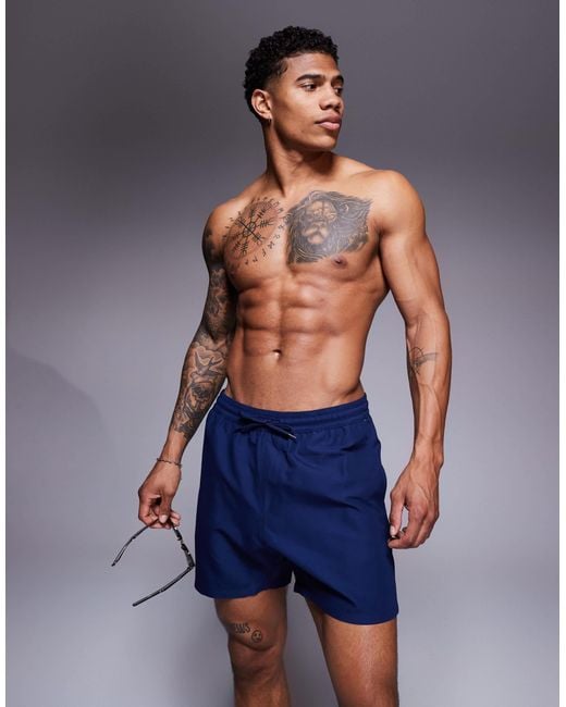 ASOS Blue Swim Shorts for men