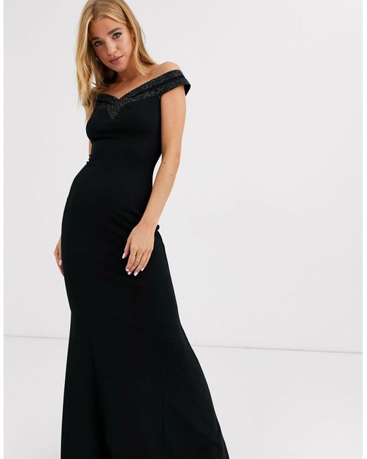 lipsy embellished maxi dress