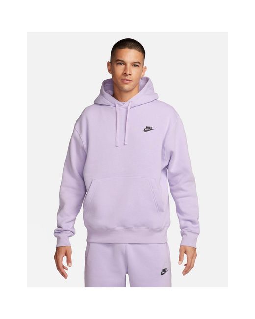 Nike – club vignette – kapuzenpullover in Purple für Herren