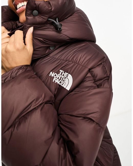 The North Face Brown Acamarachi Oversized Long Puffer Coat