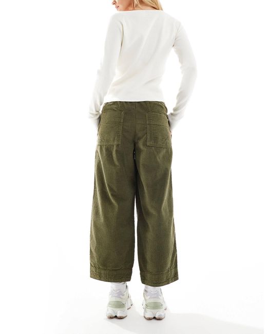 ASOS Green Asos design petite – weite hose aus bubble-cord