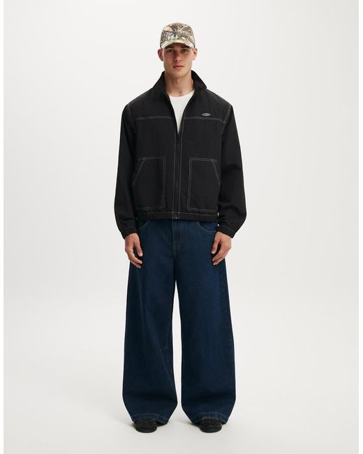 Cotton On Blue Shell Jacket for men