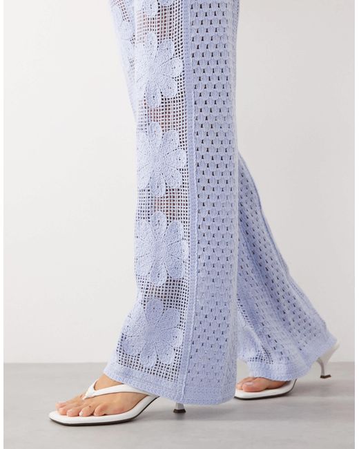 Mango Blue – daisy – strickhose