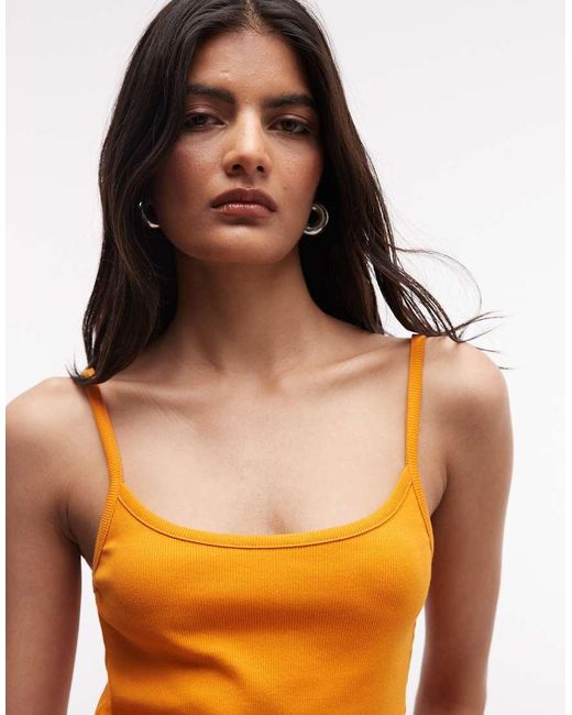 Collusion Orange Rib Cami